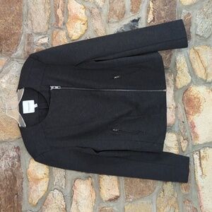 Catherine Malandrino Charcoal Gray Moto Jacket